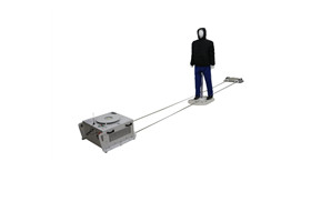 Lateral dummy traction system